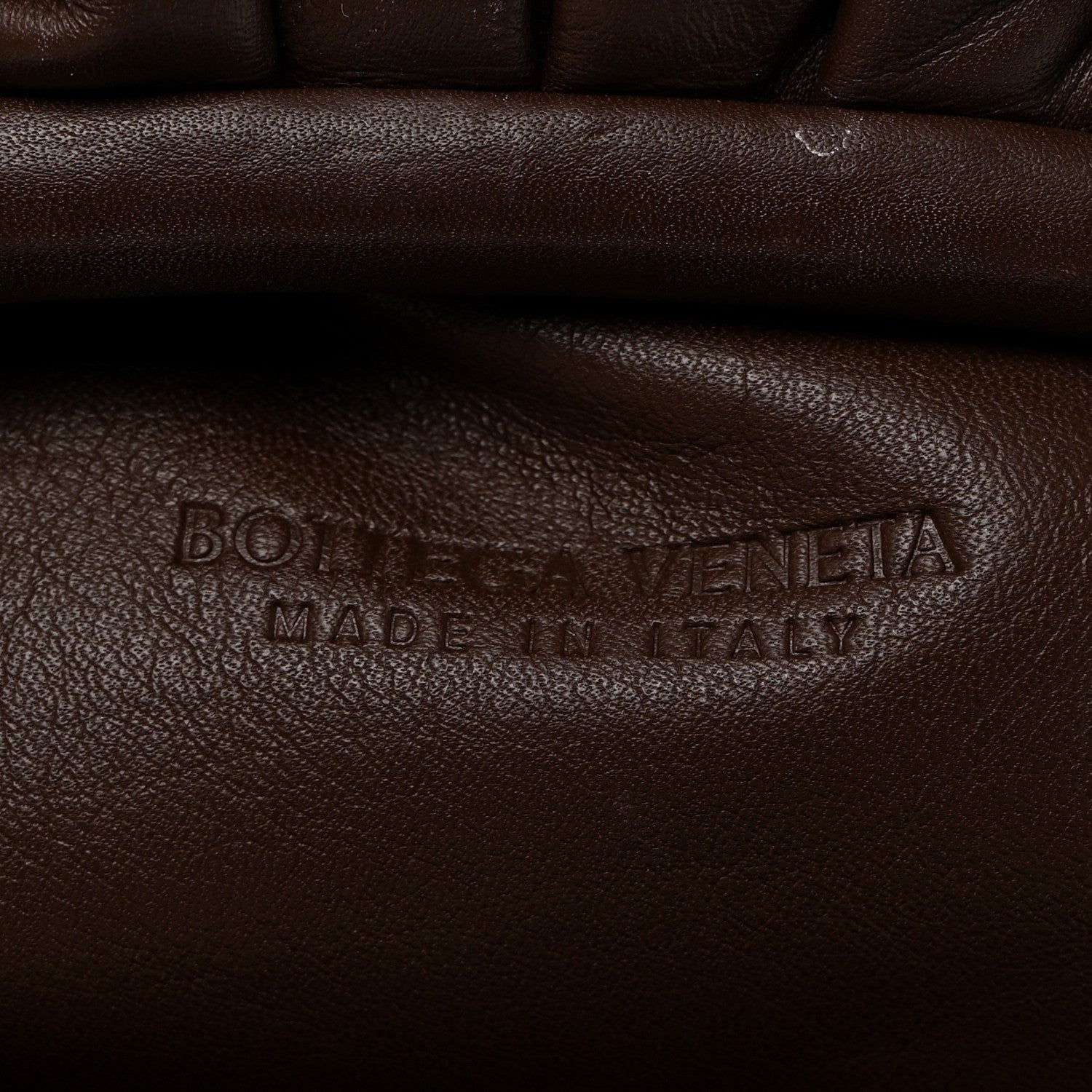 Bottega Veneta Smooth Butter Calf The Pouch Oversized Clutch Brownie 6 of 8
