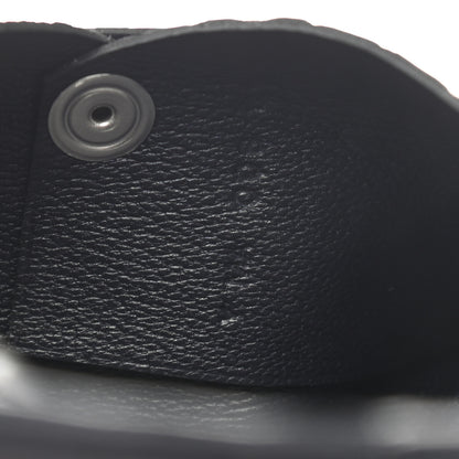 Hermes Matte Alligator Calvi Card Case Bleu Marine 6 of 6