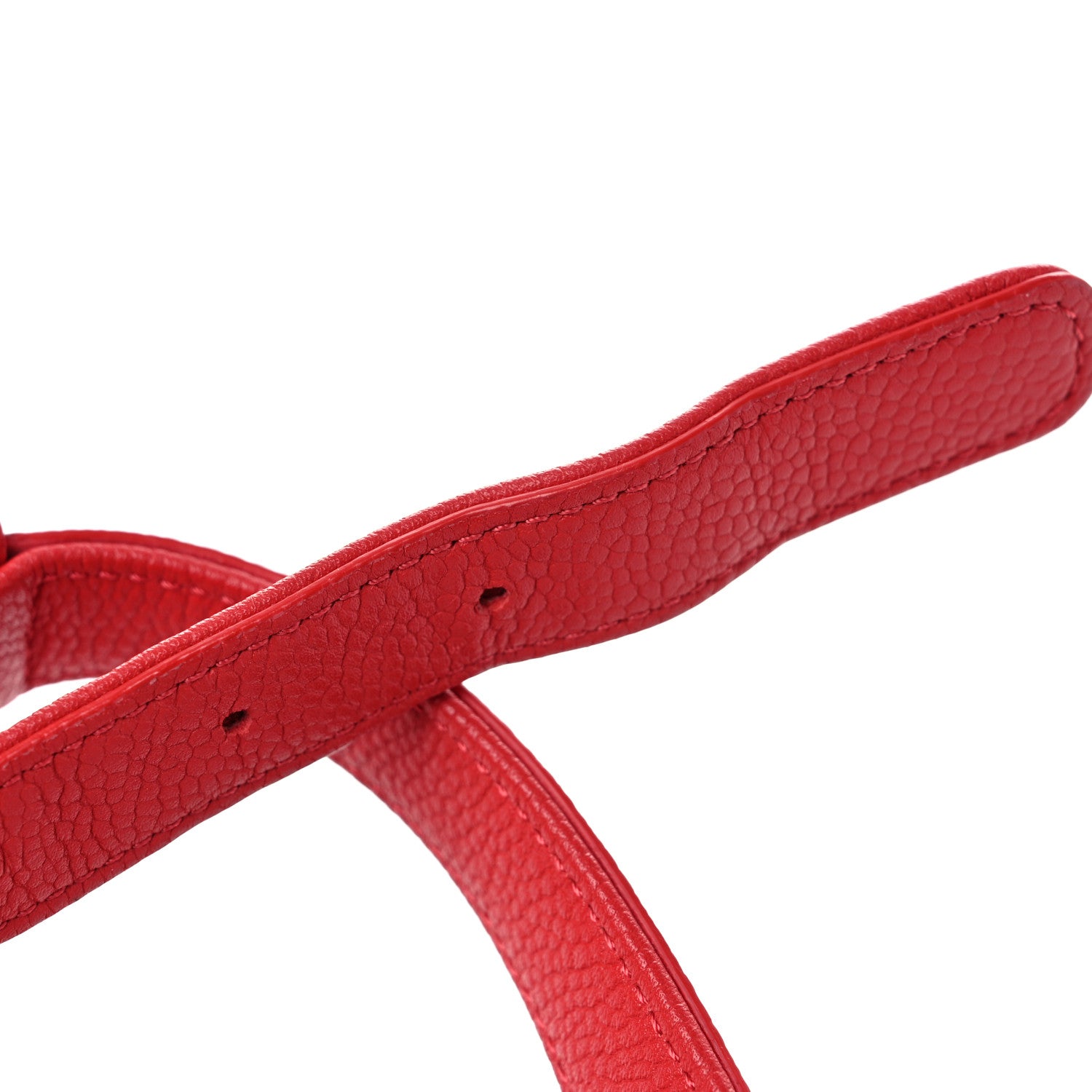 Chanel Caviar Quilted Waist Bag Red 12 of 13
