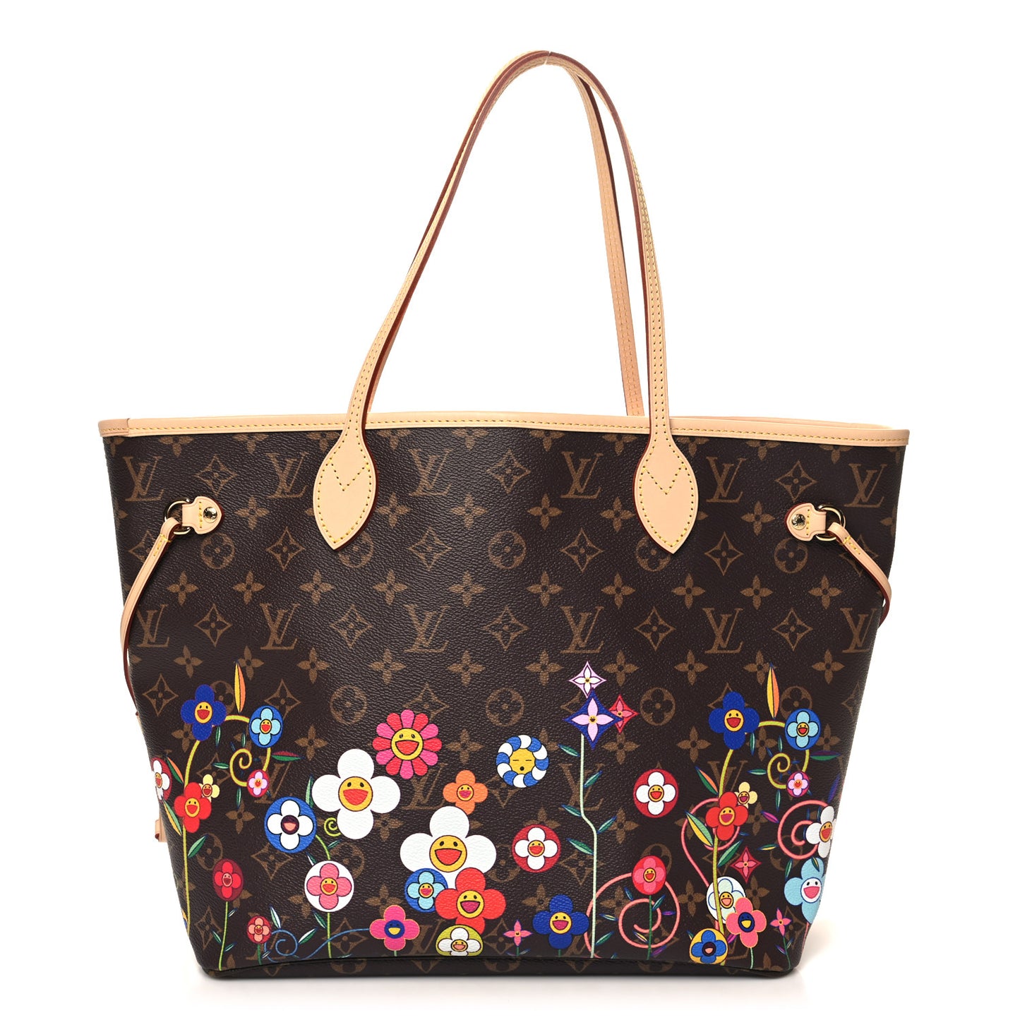 LV X TM Monogram Flowers Neverfull MM