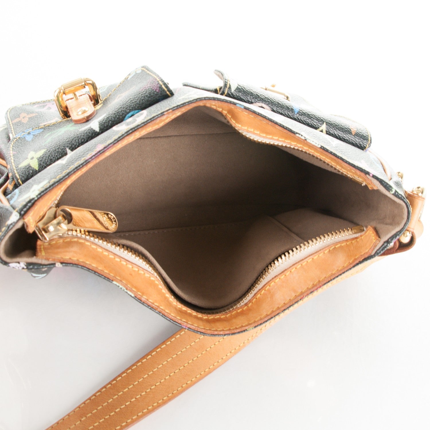 Louis Vuitton Monogram Multicolor Lodge PM Black 5 of 7