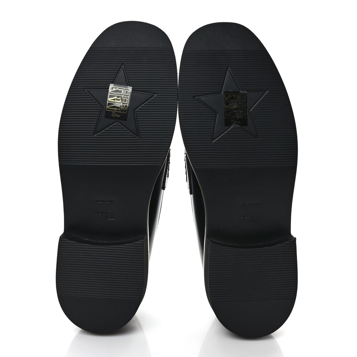 Brushed Calfskin Boy Loafers 38.5 Black