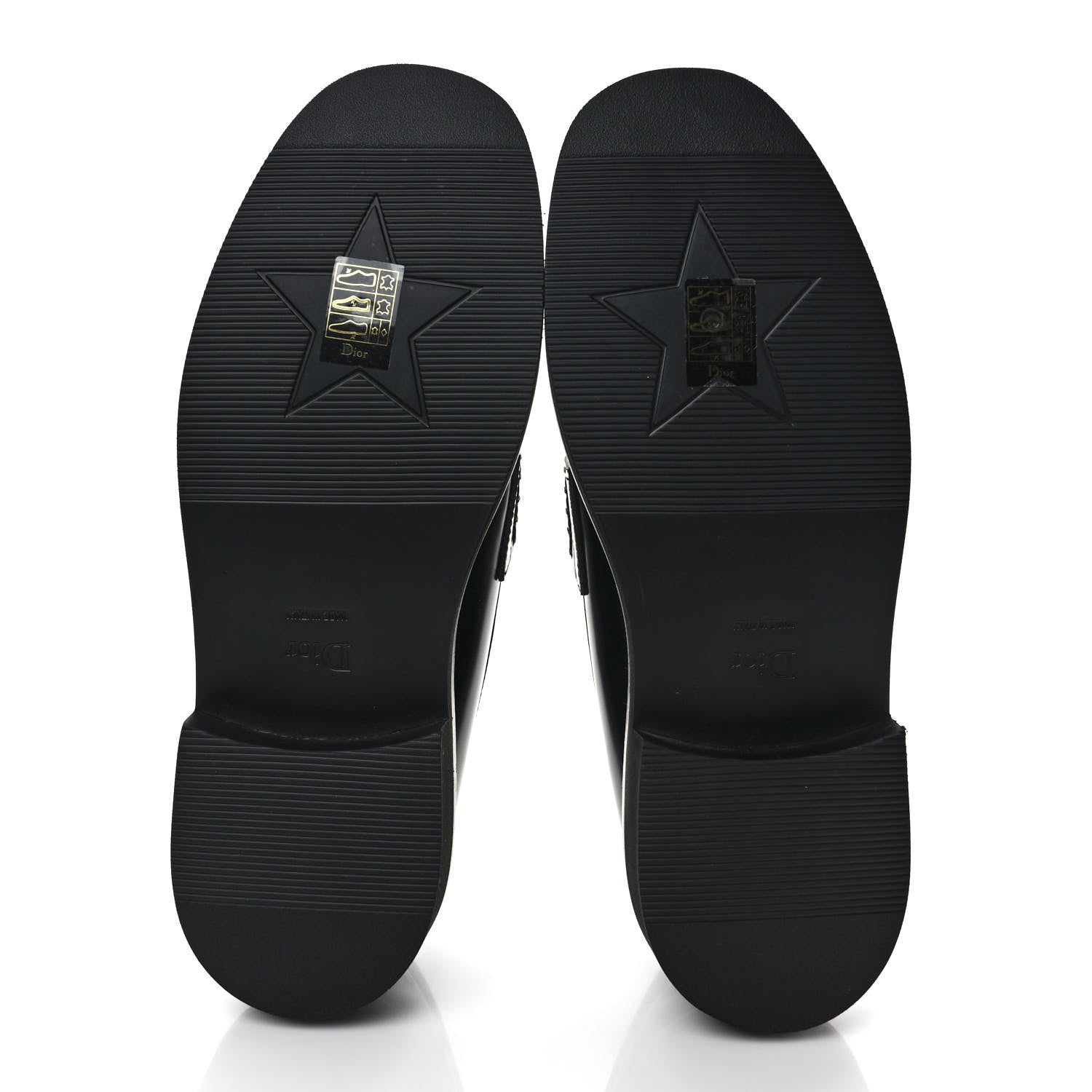 Christian Dior Brushed Calfskin Boy Loafers 38.5 Black 5 of 9