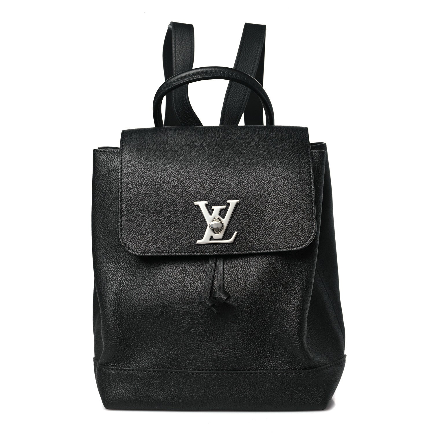 Louis Vuitton Calfskin Lockme Backpack Black 1 of 9