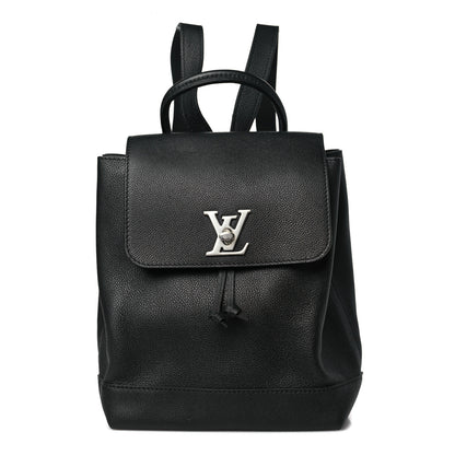 Louis Vuitton Calfskin Lockme Backpack Black 1 of 9