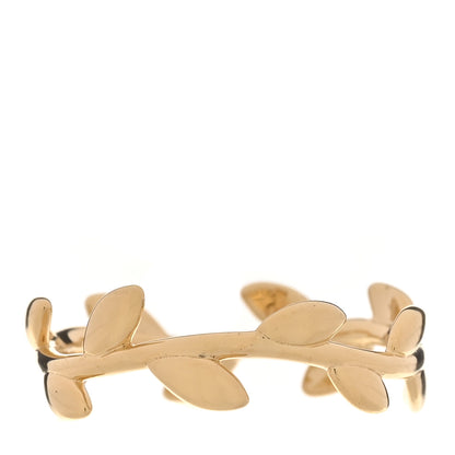 Tiffany 18K Yellow Gold Narrow Paloma Picasso Olive Leaf Band Ring 54 7 3 of 5