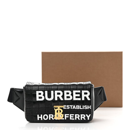 Burberry Patent Quilted Horseferry Print Lola Bum Bag Black 15 of 15
