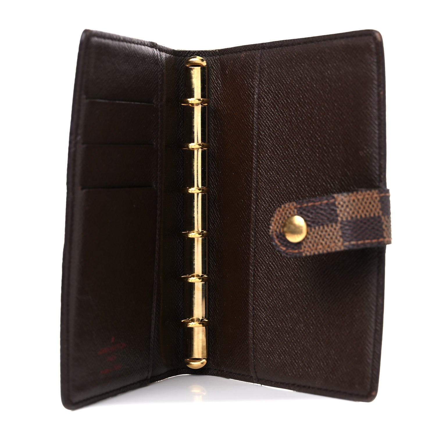 Louis Vuitton Damier Ebene Small Ring Agenda Cover 5 of 14