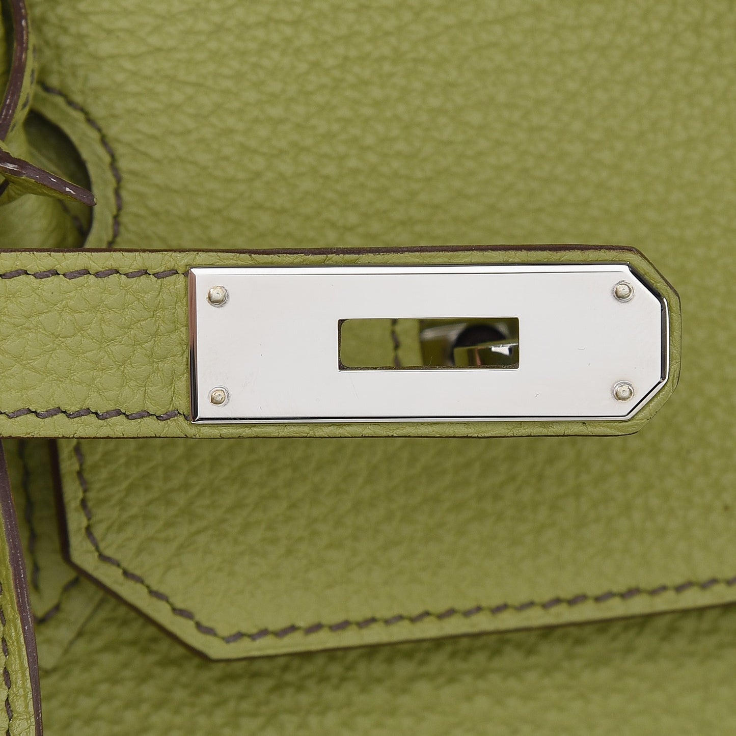 Togo Birkin 35 Vert Anis