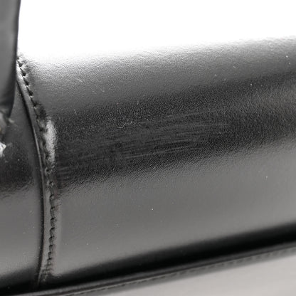 Balenciaga Shiny Box Calfskin Medium Hourglass Top Handle Bag Black 14 of 17