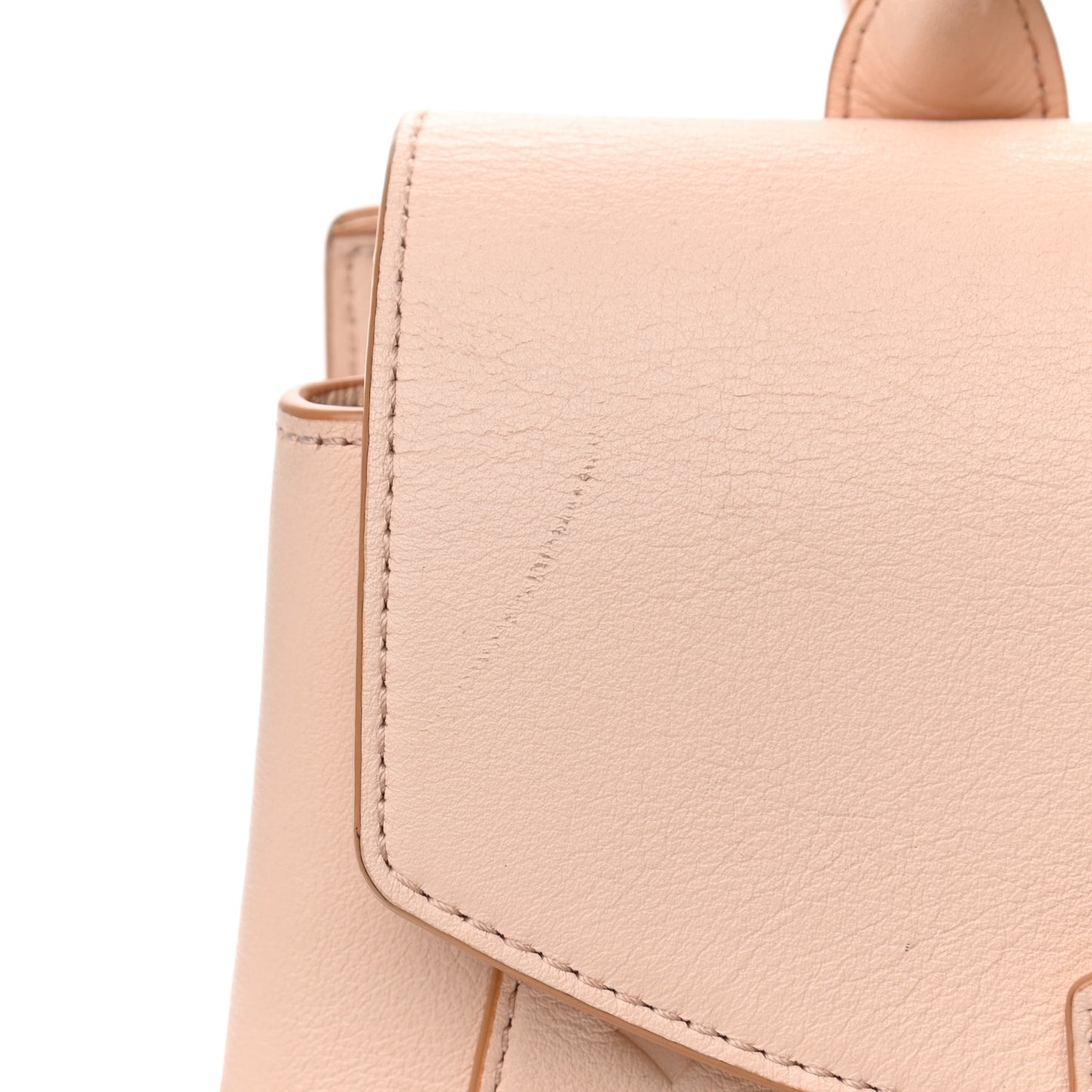 Calfskin Ottomar Monogram Essential Small Backpack Bisque