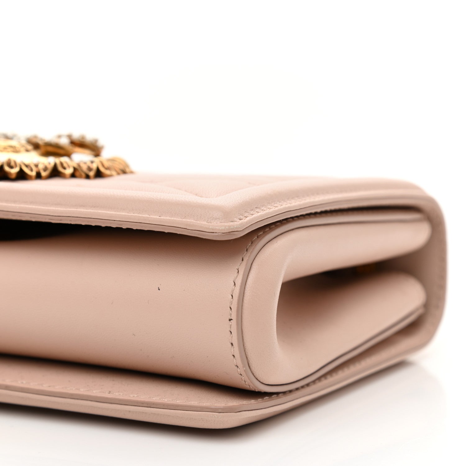 Dolce & Gabbana Calfskin Medium Devotion Crossbody Bag Cipria 7 of 11