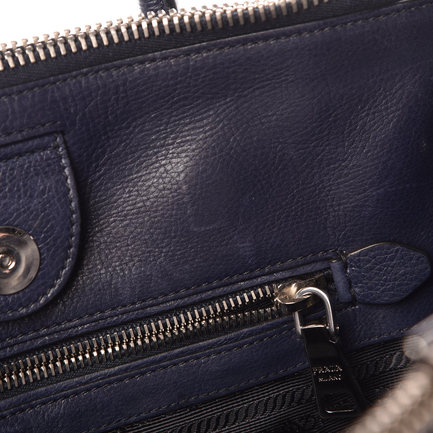 Glace Calf Twin Pocket Tote Baltico