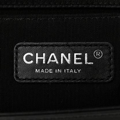 Chanel Patent Calfskin Quilted Medium Plexiglass Boy Flap Black 6 of 12