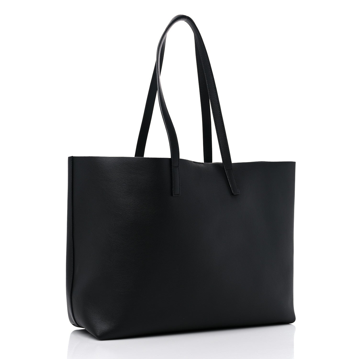Saint Laurent Calfskin Large Shopping Tote Black 4 of 11