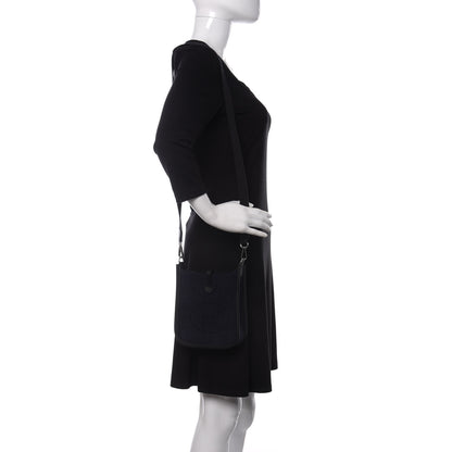 Hermes Feutre Swift Evelyne TPM Bleu Nuit Black 2 of 9