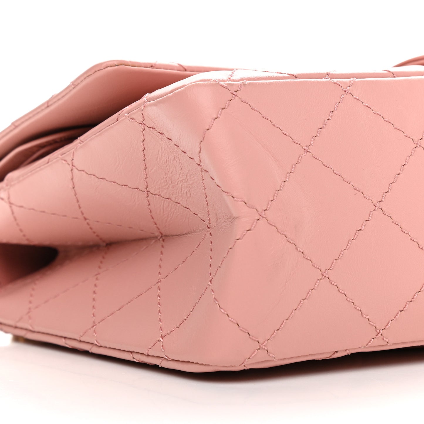 Aged Calfskin Quilted 2.55 Reissue 226 Flap Pink