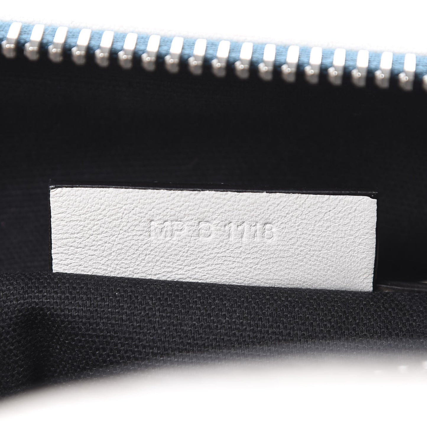 Lambskin Perforated Small Antigona White