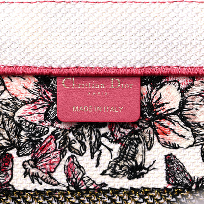 Christian Dior Canvas Embroidered Medium Butterfly Print Book Tote Multicolor 6 of 9