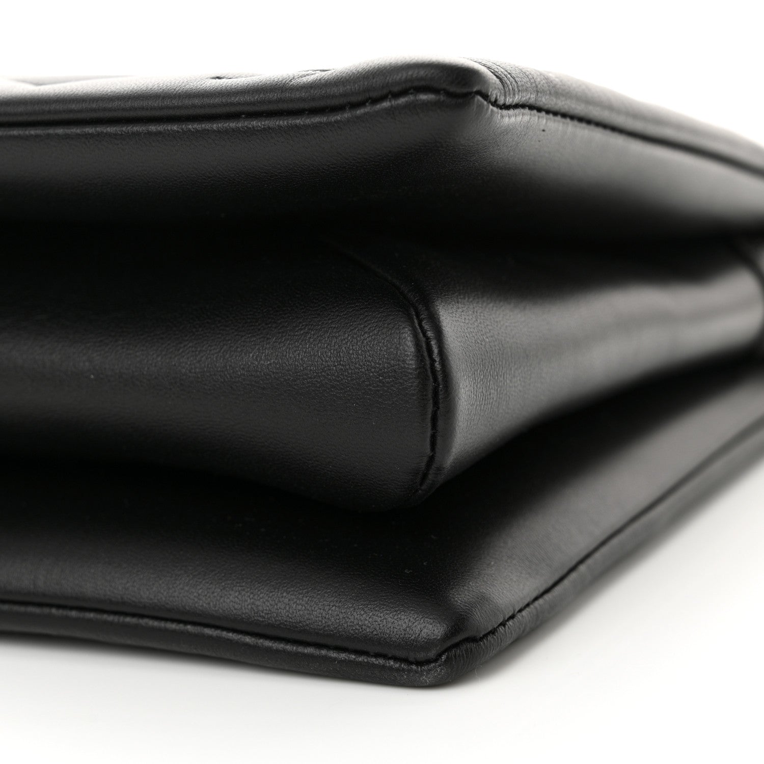 Louis Vuitton Lambskin Embossed Monogram Coussin MM Black Gray 9 of 9