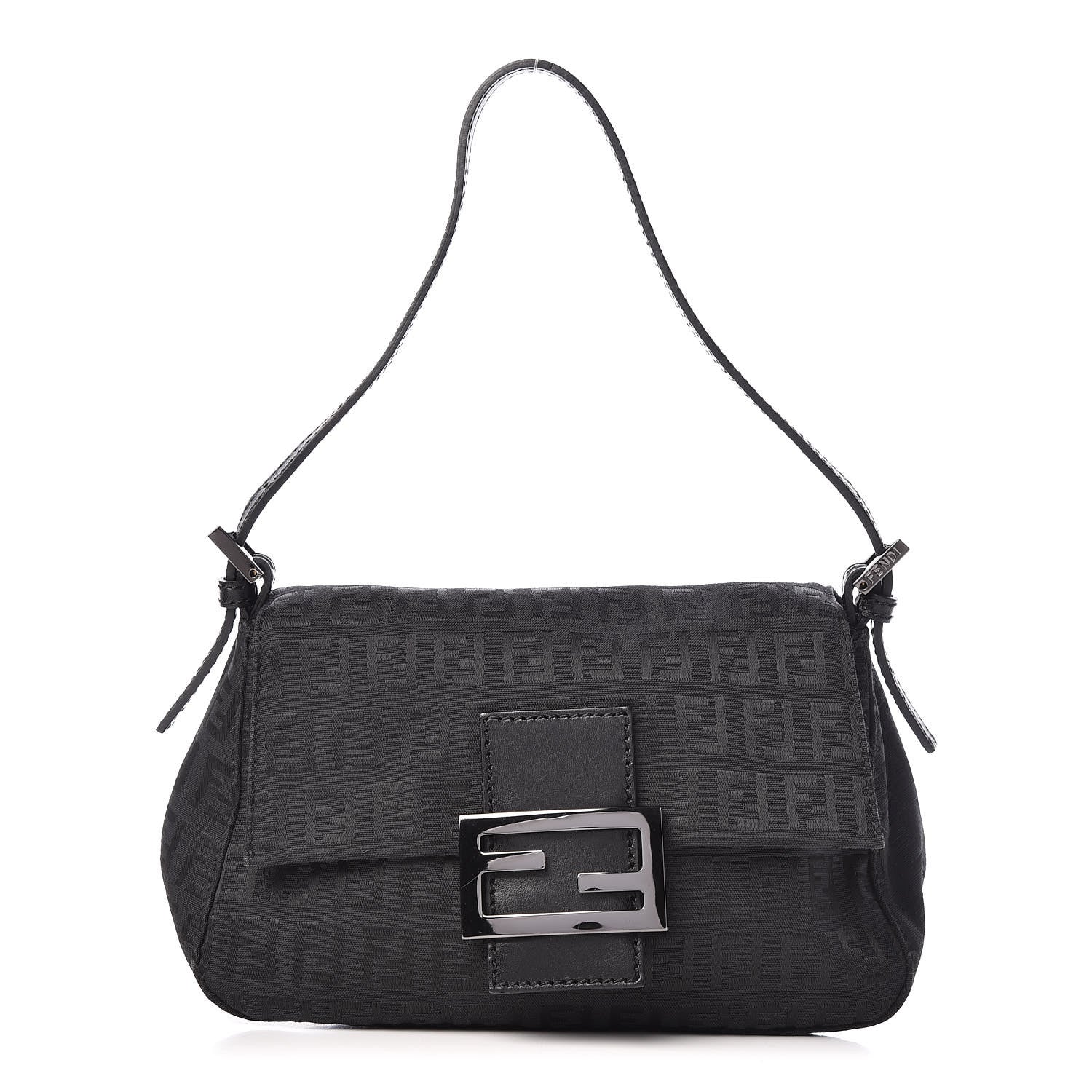 Fendi Zucchino Mini Mama Baguette Black 1 of 9
