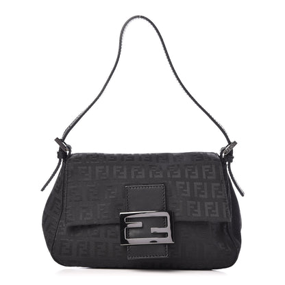 Fendi Zucchino Mini Mama Baguette Black 1 of 9
