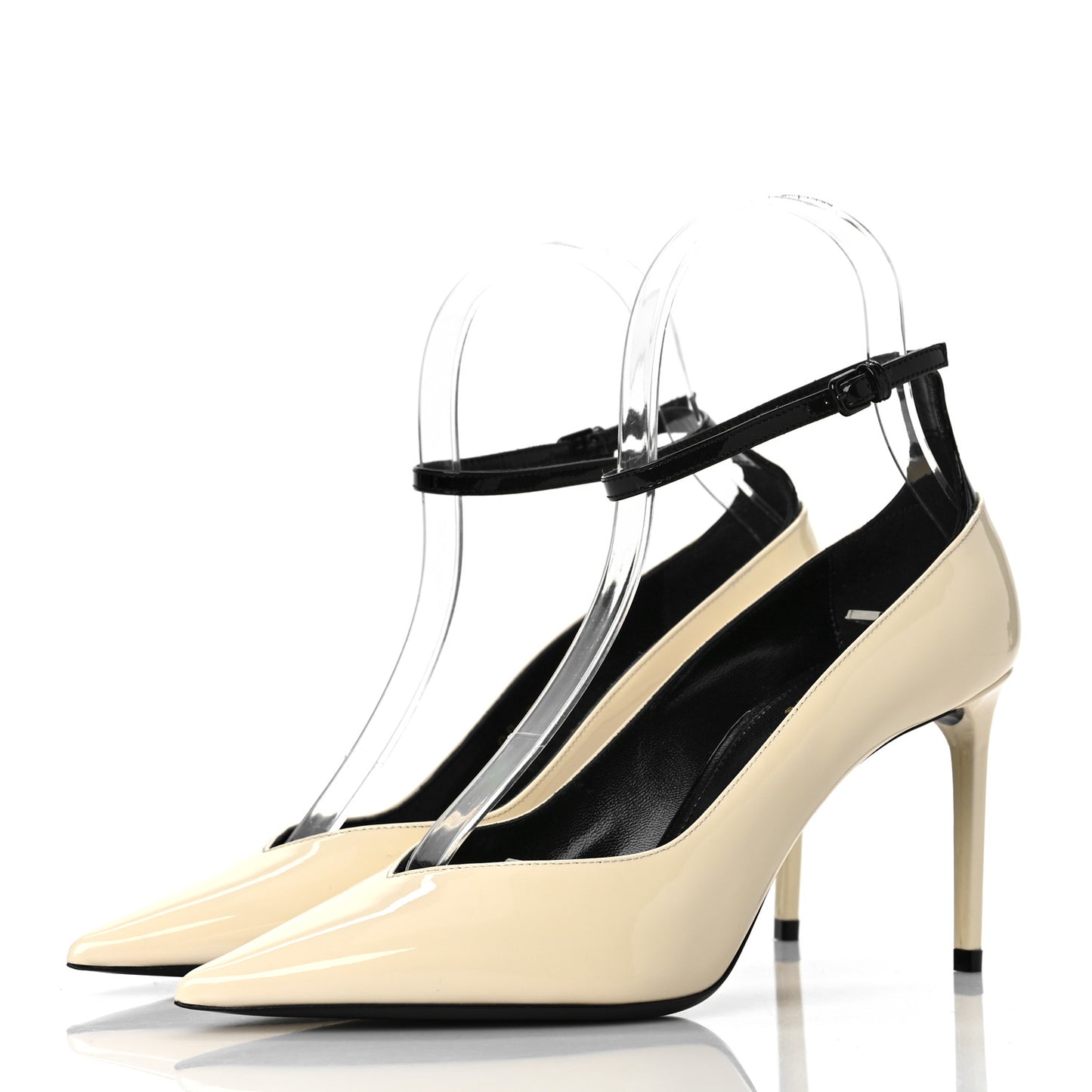 Patent Calfskin Zoe 85 Pumps 36.5 Coquille Black