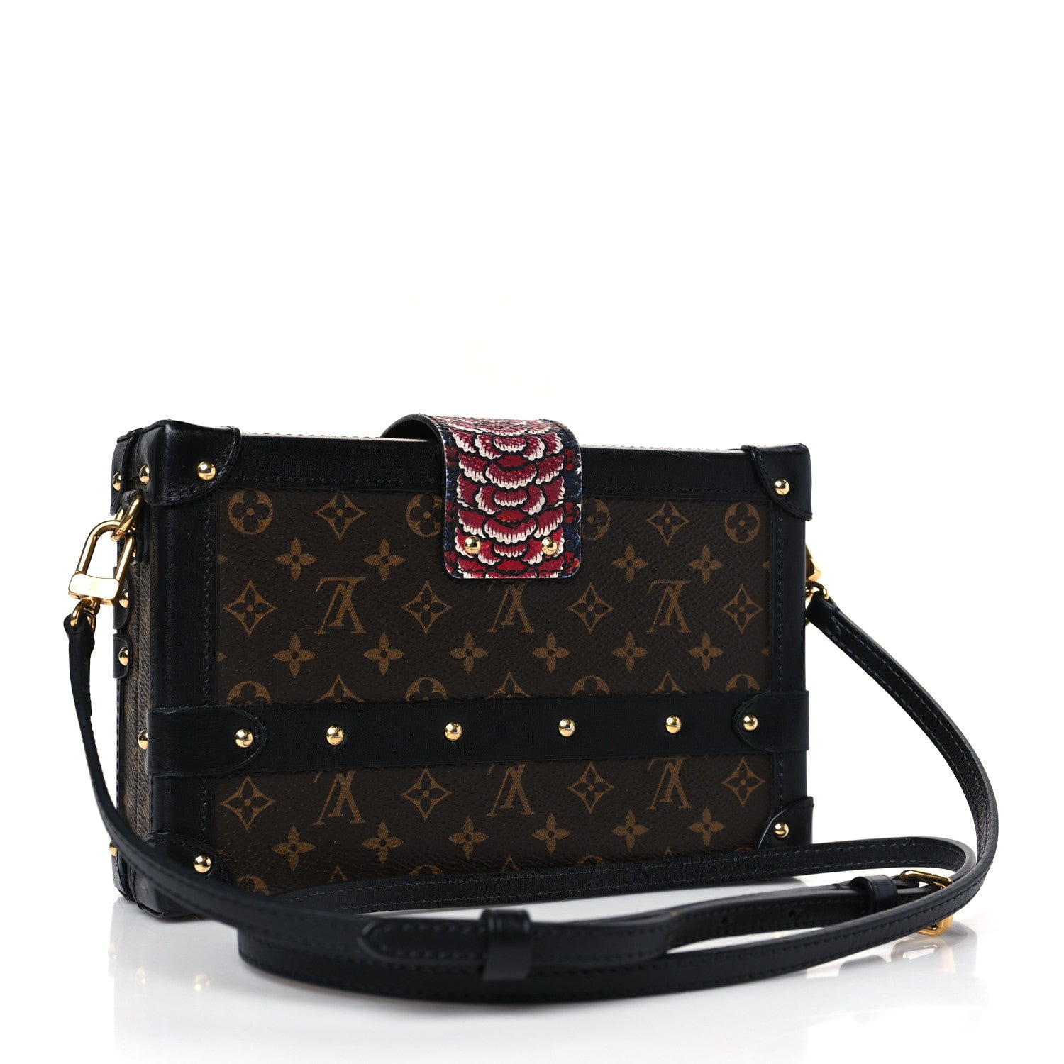 Louis Vuitton Monogram Kabuki Petite Malle Black 3 of 8