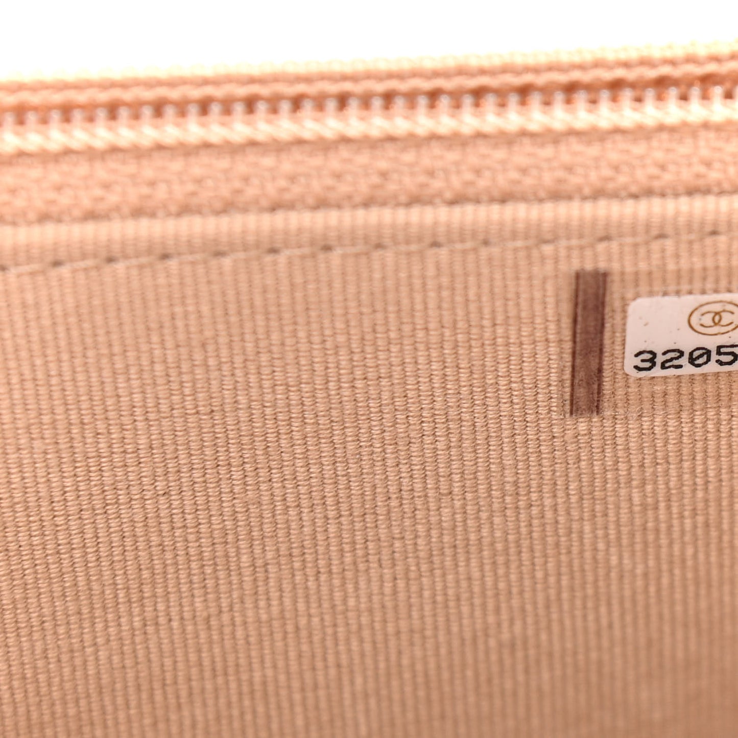 Lambskin Quilted Mini Trendy CC Wallet On Chain WOC Beige