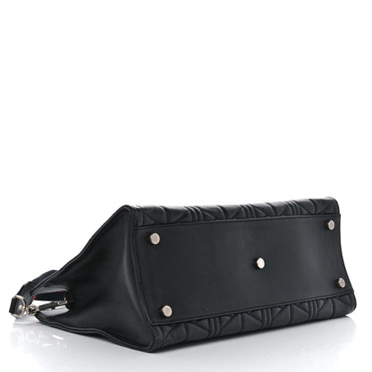 Gucci Calfskin Web Quilted Large Dionysus Tote Bag Black 4 of 13