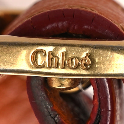 Chloe Grained Calfskin Small Marcie Saddle Bag Wood Rose 15 of 15