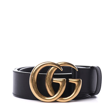 Gucci Calfskin Double G 40mm Belt 85 34 Black 1 of 6