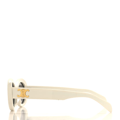 Celine Acetate Triomphe 01 Sunglasses CL 40194U White 3 of 7