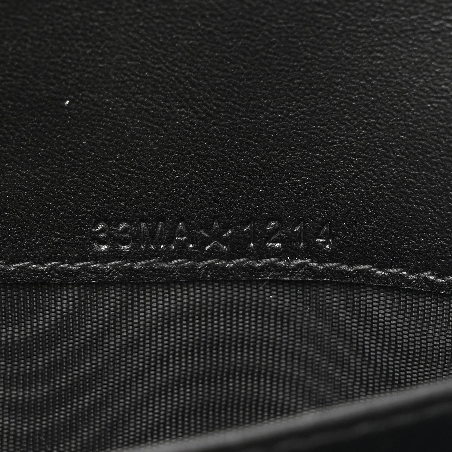 Christian Dior Lambskin Cannage Jolie Orchid Long Wallet  Black 8 of 8