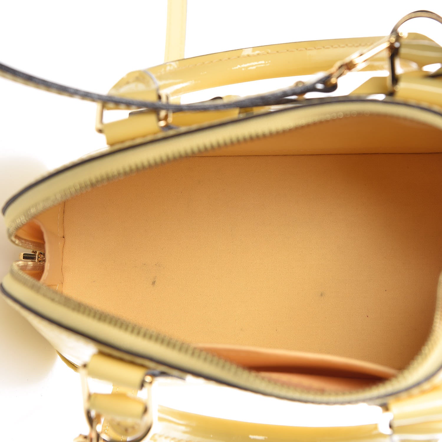 Louis Vuitton Vernis Alma BB Citrine 5 of 13