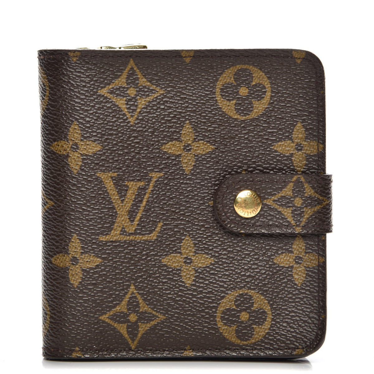 Monogram Compact Zippe Zipped Wallet