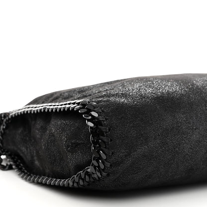 Stella McCartney Shaggy Deer Falabella Fold Over Tote Black 9 of 10