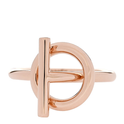 Hermes 18K Rose Gold PM Echappee Ring 50 5.25 1 of 5