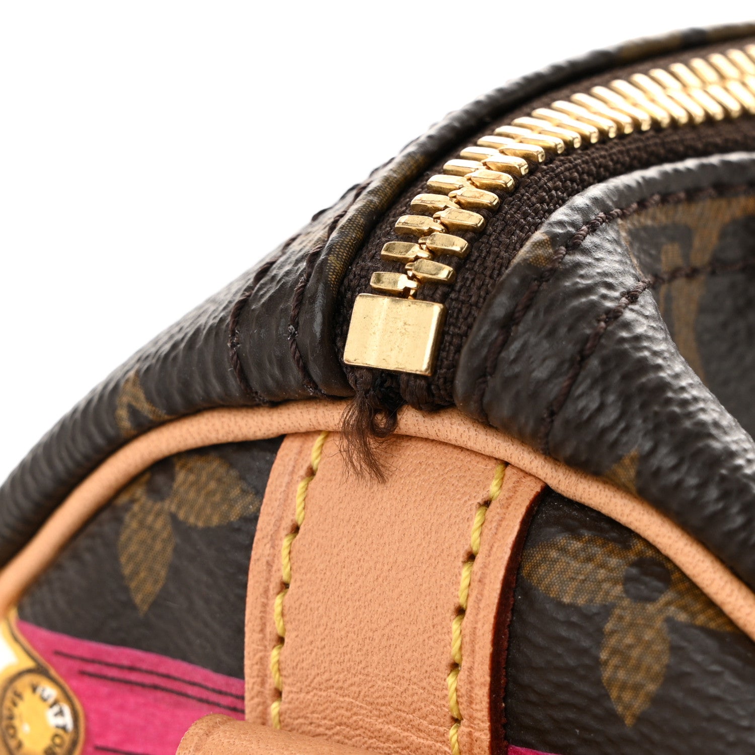 Louis Vuitton Monogram Summer Trunks Speedy Bandouliere 30 13 of 14