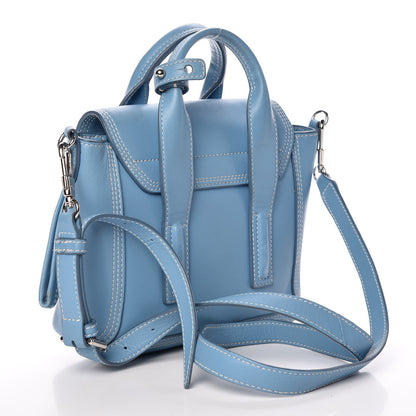 3.1 Phillip Lim 3.1 Smooth Calfskin Mini Pashli Satchel Powder Blue 3 of 21