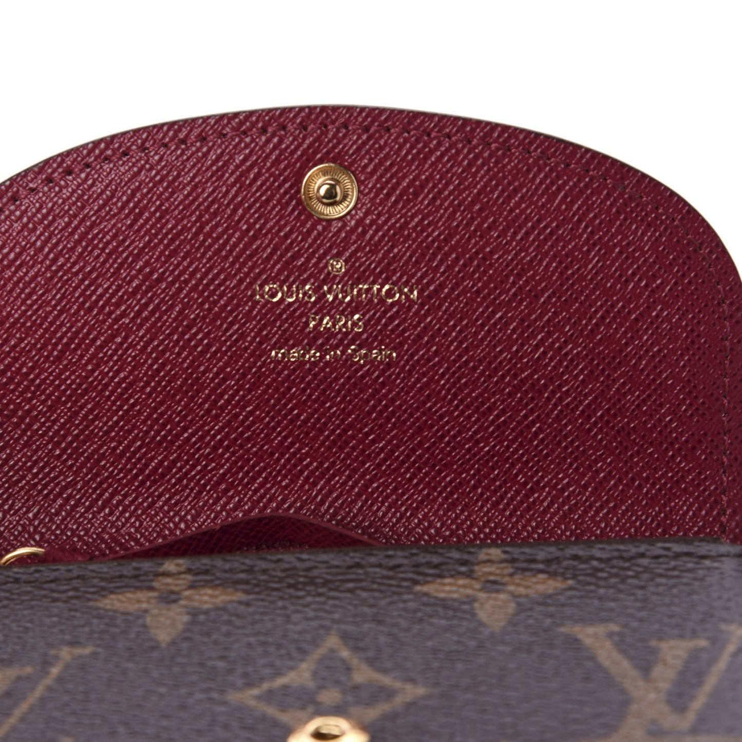 Monogram Rosalie Coin Purse Fuchsia