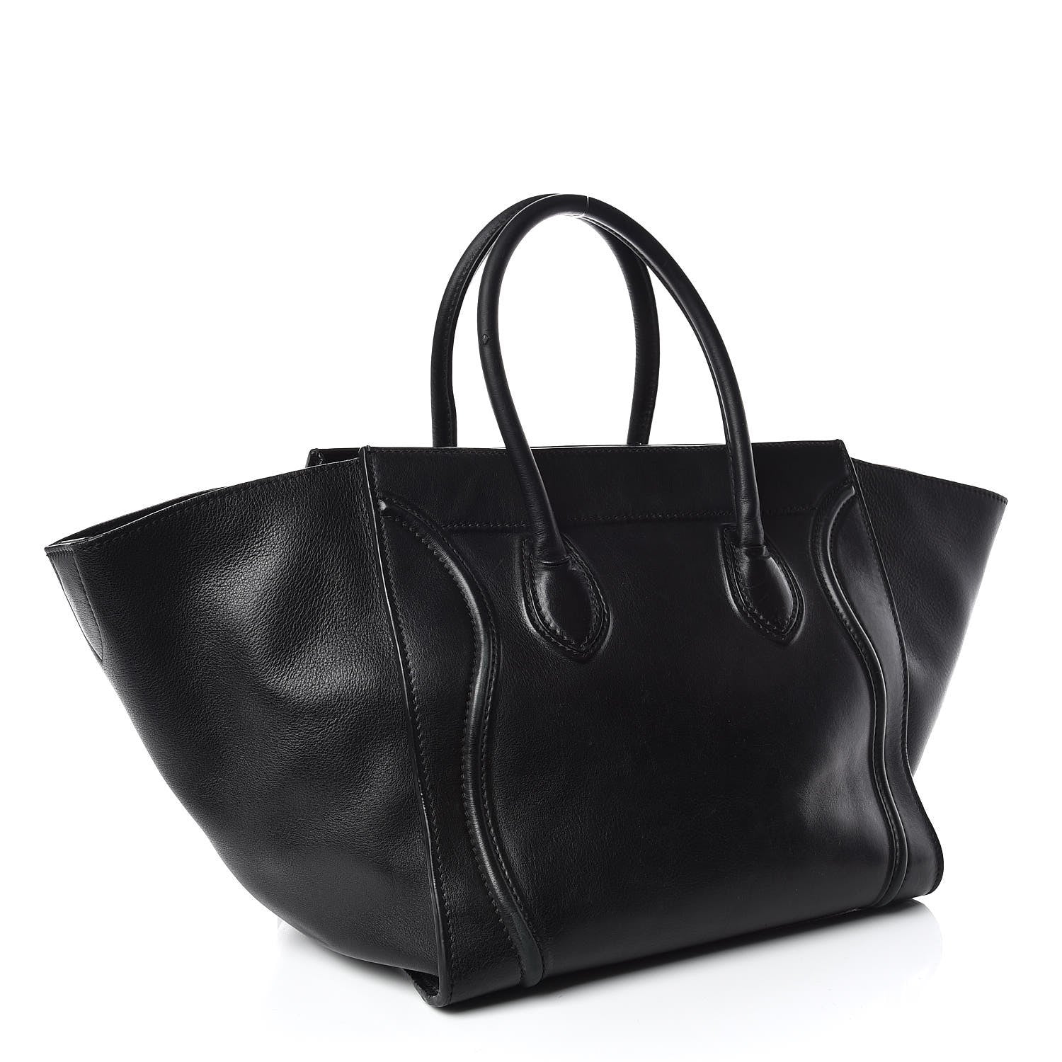 Celine Smooth Calfskin Medium Phantom Luggage Black 3 of 29