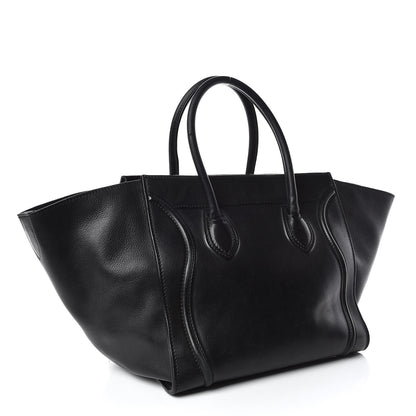 Celine Smooth Calfskin Medium Phantom Luggage Black 3 of 29