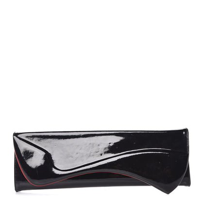 Christian Louboutin Patent Pigalle Clutch Black 1 of 9