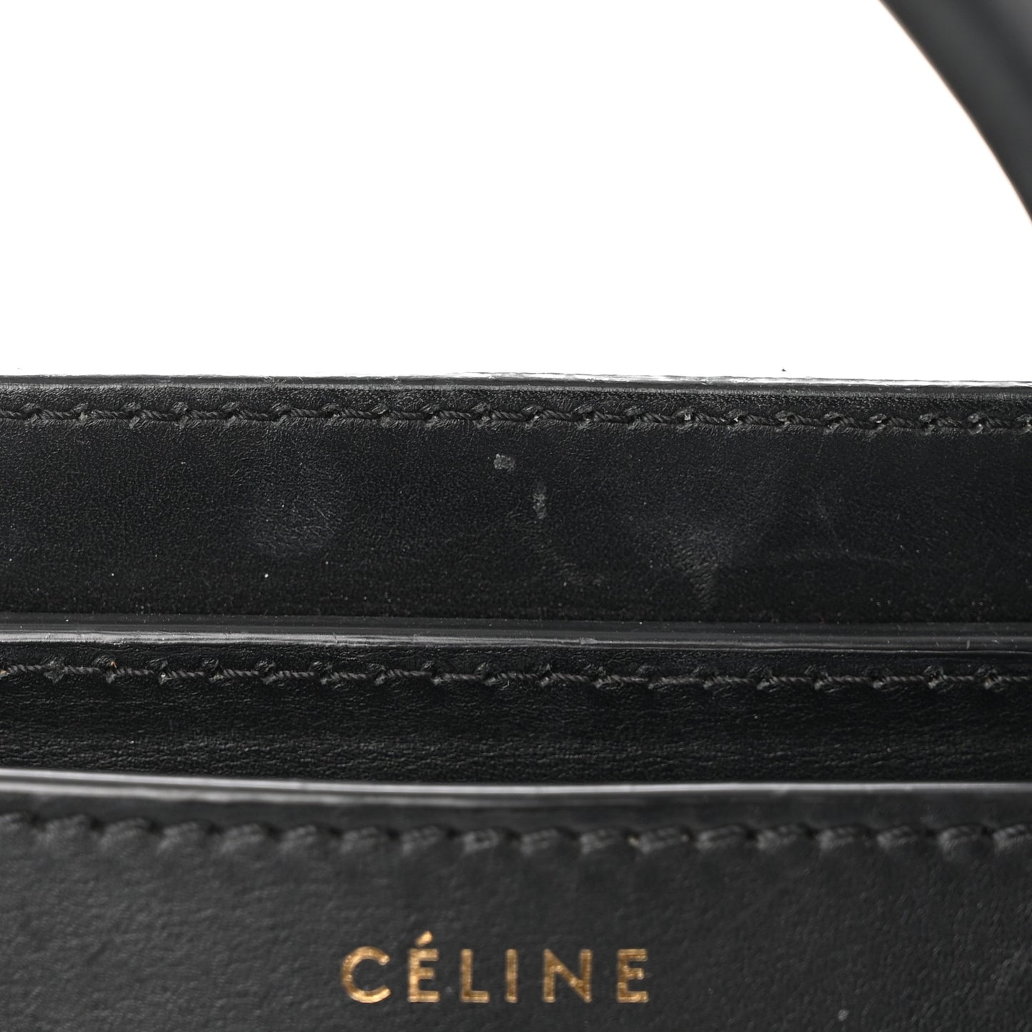 Smooth Calfskin Micro Luggage Black