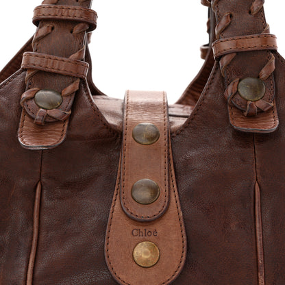 Chloe Calfskin Silverado Shoulder Bag Chocolate 8 of 12