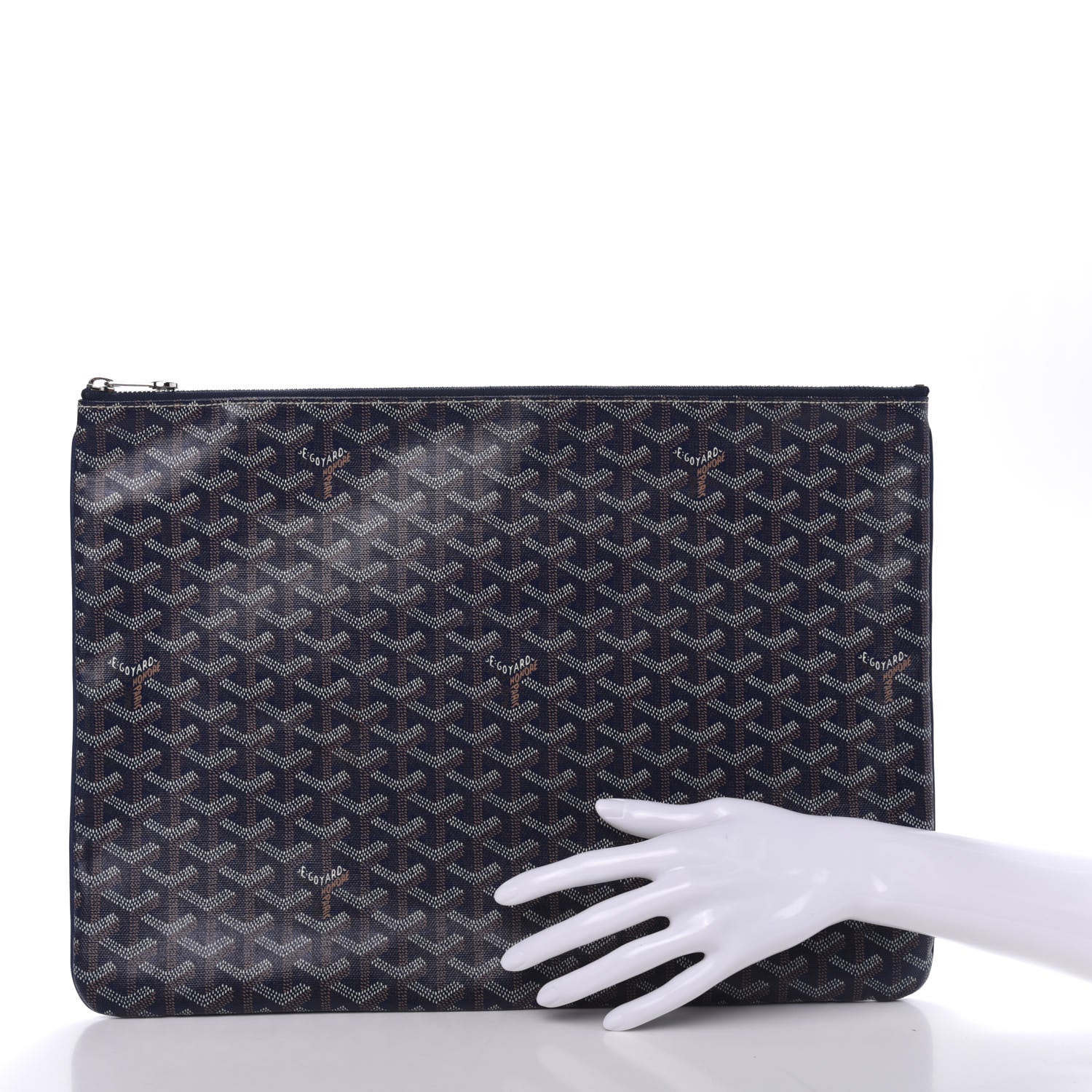 Goyard Goyardine Senat Pochette GM Navy 2 of 10