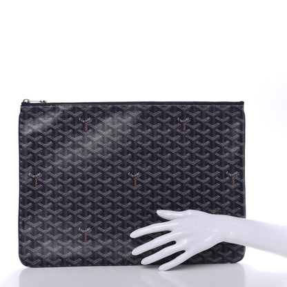 Goyard Goyardine Senat Pochette GM Navy 2 of 10