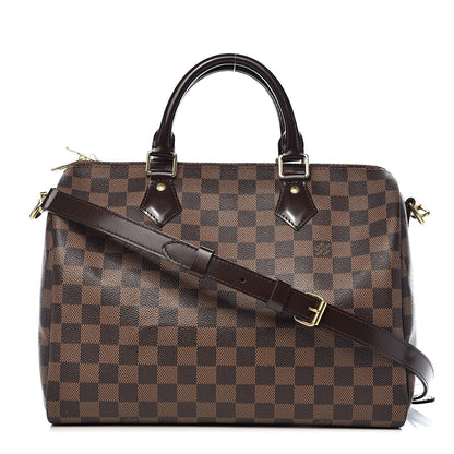 Louis Vuitton Damier Ebene Speedy Bandouliere 30 1 of 10