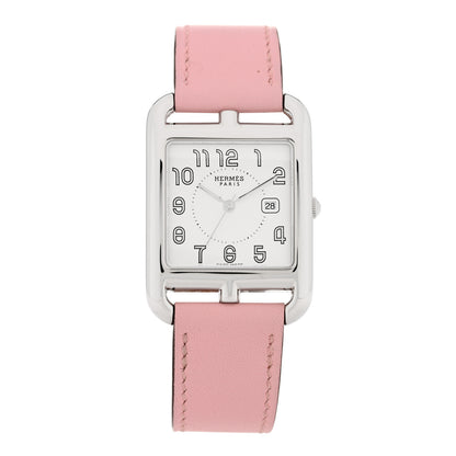 Hermes Stainless Steel Swift 29mm Cape Cod Quartz Watch Rose Sakura 1 of 5